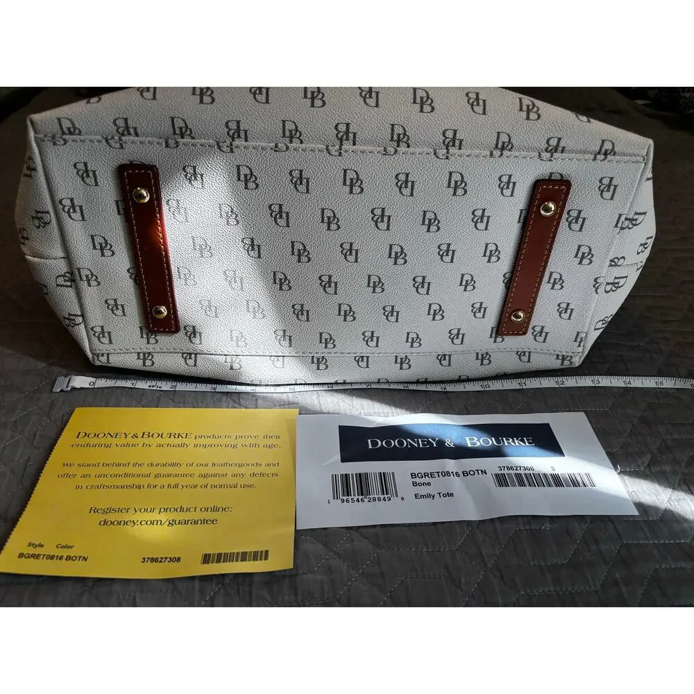 Dooney & Bourke Gretta Emily Tote in Bone - NWT